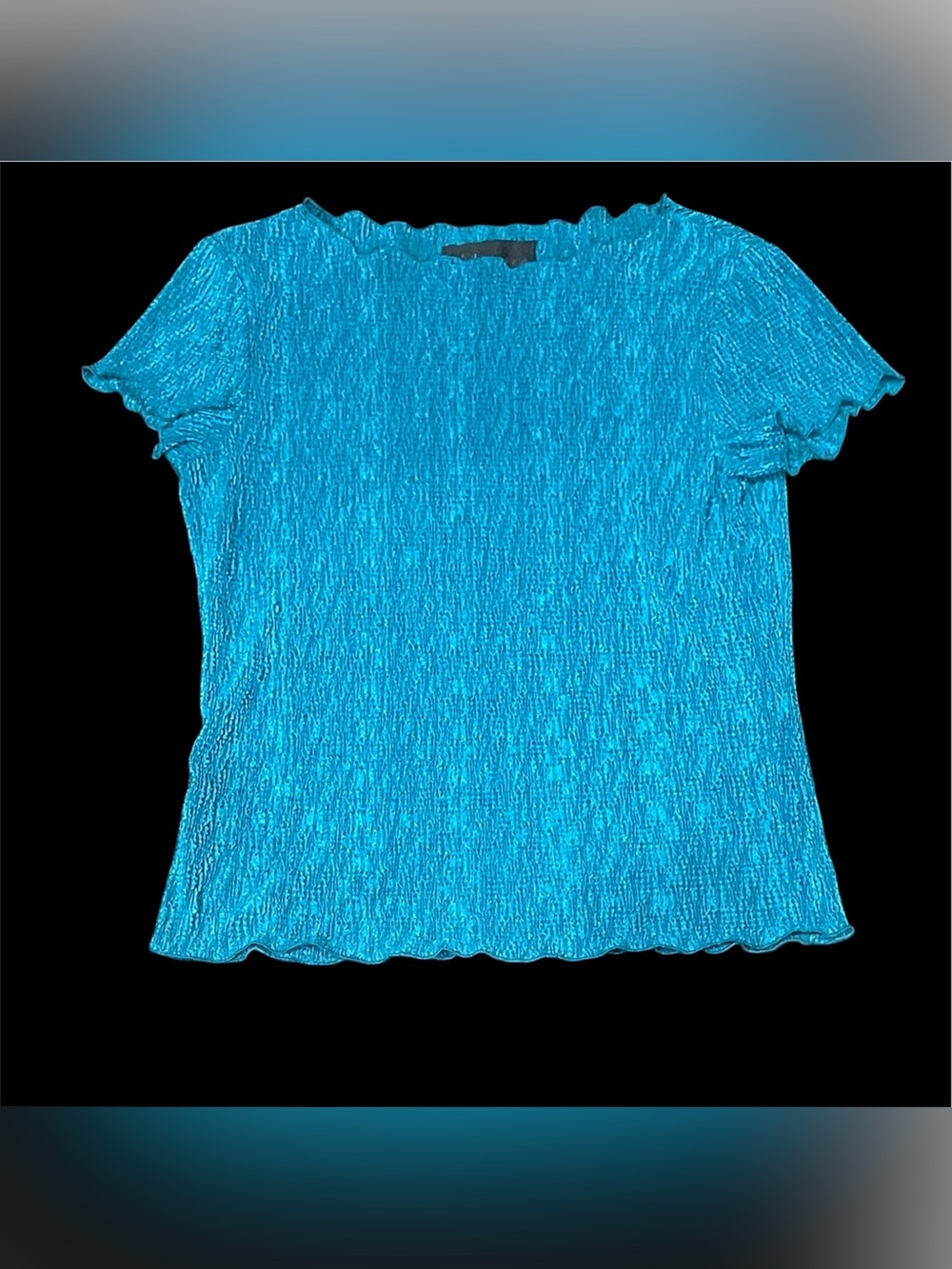 Women’s Connected Apparel Size S Blue Blouse Top.